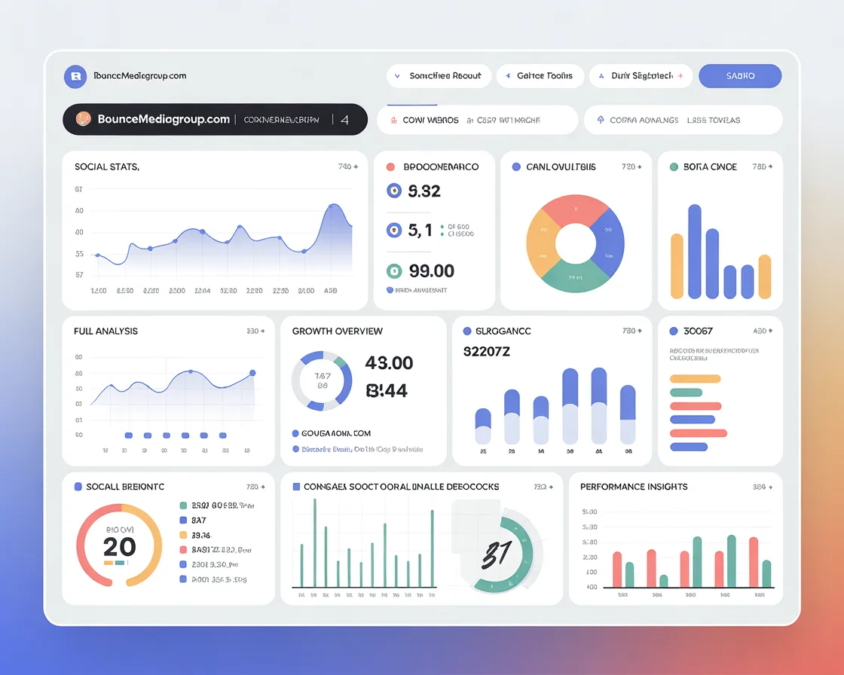 BounceMediaGroup.com Social Stats