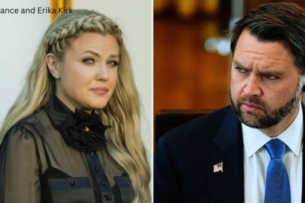 JD Vance and Erika Kirk