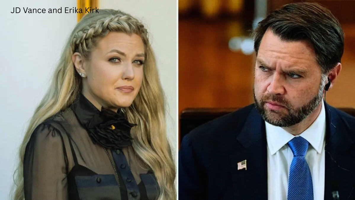 JD Vance and Erika Kirk